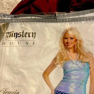 Mystery house mermaid tube top for costume